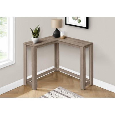 NicBex Console Table with L-Shaped Corner Design,Minimalist Entryway Table,Modern Couch Table for Living Room
