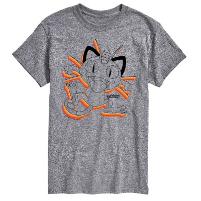 Men's - Pokémon - Meowth Short Sleeve Graphic T-Shirt