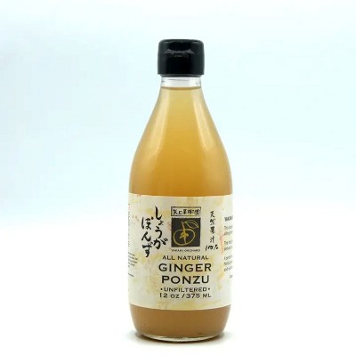 Yakami Orchards Japanese Ginger Ponzu Unfiltered All Natural 12 FL. Oz. /375 ml.