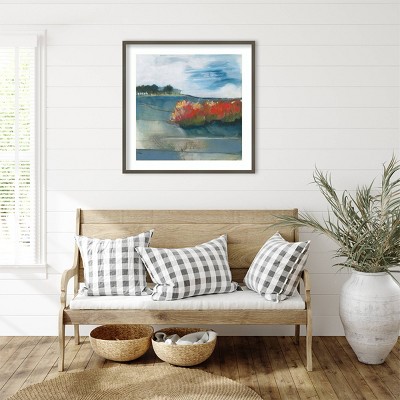Amanti Art Tree Line by Leslie Bernsen Wood Framed Wall Art Print