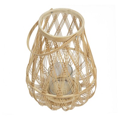 Dexmalle Sienna Bamboo Lantern with Rope Handle