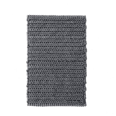 Braided Cotton Chenille Chain Stitch Bath Rug