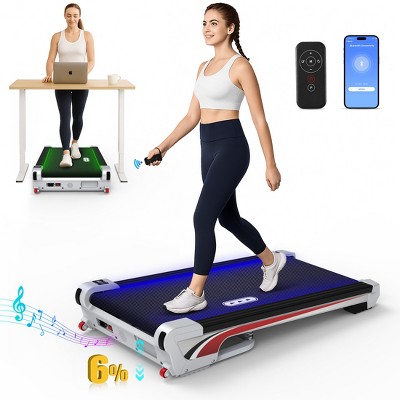 Redliro Walking Pad Under Desk Mini Treadmill with 6% Incline