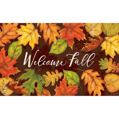 Briarwood Lane Doormat 30x18 Indoor Outdoor Leaf Toss Fall For Fall Doormat