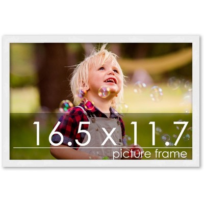 PosterPalooza | 16.5x11.7 Wood Frame with UV Acrylic, 6 Finishes: Black, White, Bronze, Silver, Wood, Brown