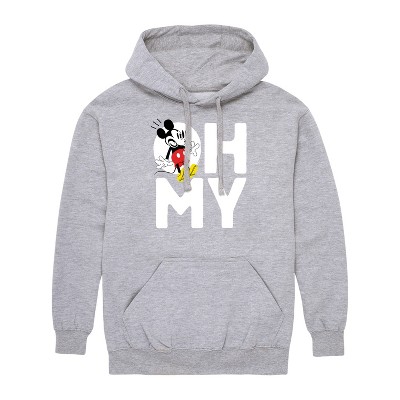 Men's - Disney - Oh My Mickey Mouse Graphic Fleece Pullover Hoodie
