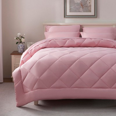 BAGOKIE 7 Pieces Bed in a Bag Comforter Set