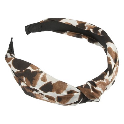 Unique Bargains Women's Fashion Leopard Knot Headband 1 Pc