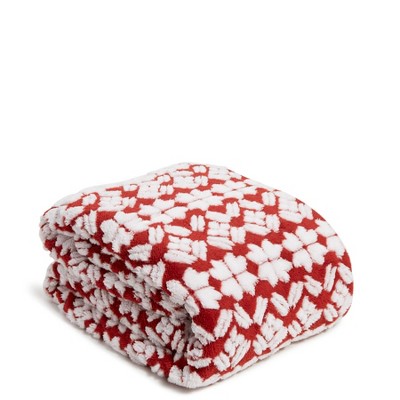 Vera Bradley Women's Outlet Intarsia Fleece Throw Blanket
