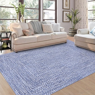 Area Rug Print Braided Area Rug
