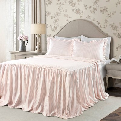 Ticking Stripe Bedspread - Lush Décor