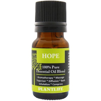 Plantlife Hope Aromatherapy Essential Oil Blend – 100% Pure, Therapeutic Grade, No Additives or Fillers, Made in California, 10 ml