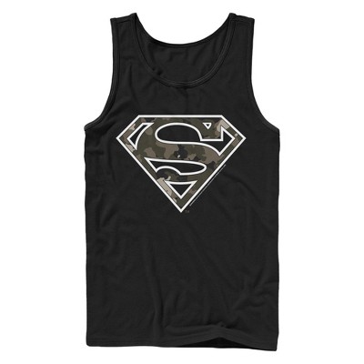 Men's Superman Camo Logo Tank Top