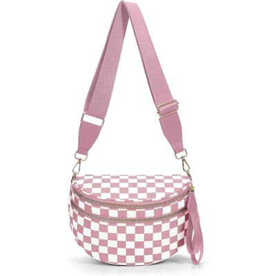FATMOON Women's Nylon Fanny Pack - A Chic and Versatile Crossbody Bum Bag in Khaki for Street Style Enthusiasts
