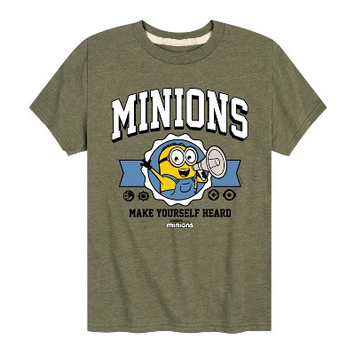 Boys' - Despicable Me Minions - Make Yourself Heard Short Sleeve Graphic T-Shirt
