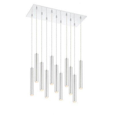 Z-Lite Forest 11 - Light Island Pendant Light in  Chrome
