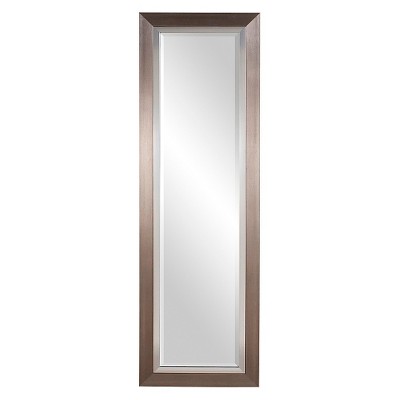 Rectangle Chicago Decorative Wall Mirror Silver - Howard Elliott: Elegant Tall & Large, Beveled Glass, No Assembly Required