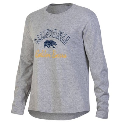 NCAA Cal Golden Bears Women's Gray Long Sleeve T-Shirt