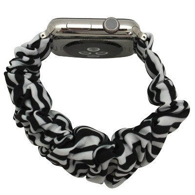 OLIVIA PRATT PRINTED SCRUNCHIE APPLE WATCH BAND