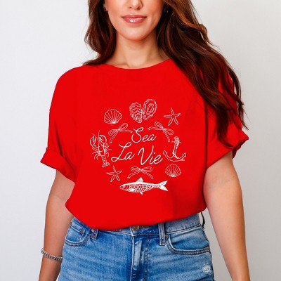 Simply Sage Market Sea La Vie Collage Garment Dyed Tee