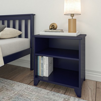 Plank+Beam Solid Wood Nightstand with Shelves