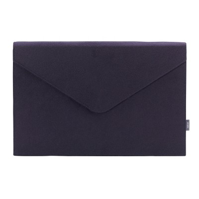 Smead Soft Touch Cloth Expanding File, 2" Expansion, Magnetic Closure, Tabloid Size, Dark Blue (70925)