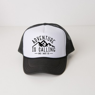 Simply Sage Market Adventure Is Calling and I Must Go Adult Foam Trucker Hat