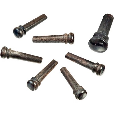 D'Addario Ebony Bridge/End Pin Set