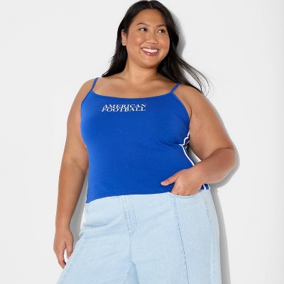 Women's Game Day Scoopneck Graphic Camisole - Wild Fable™