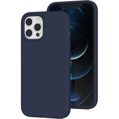 Entronix Case Compatible with iPhone 12/12 Pro - Soft-Touch Liquid Silicone