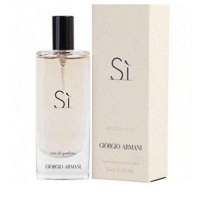 Armani Si By Giorgio Armani Women Cassis, May Rose, Freesia, Vanilla, Patchouli, Woody Notes, Ambroxan Eau De Parfum Spray 0.5 Oz