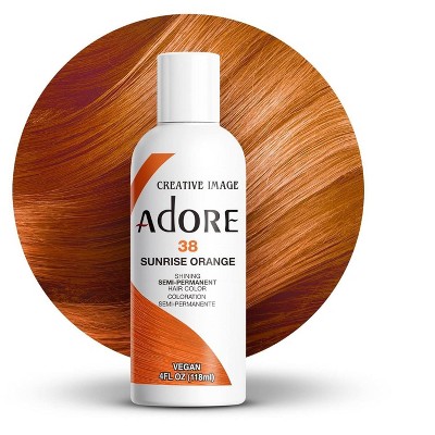 Creative Image Adore Semi-Permanent Hair Color - 38 SUNRISE ORANGE - Haircolor Dye