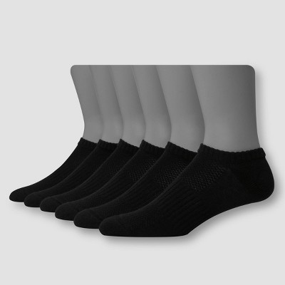 Hanes Premium Men's X-Temp Performance Lightweight No Show Socks 6pk
