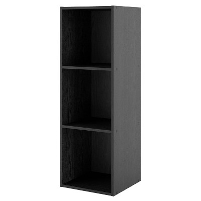 24/7 Shop At Home 35.3" Silkpath Modern 3 Cube Stackable and Modular Bookcase