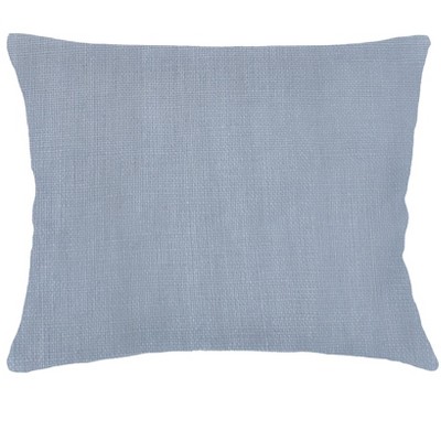 So Soft Linen Chambray Blue Dutch Euro Pillow 28x36