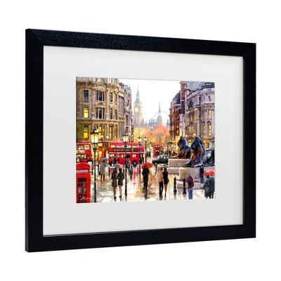 Trademark Fine Art -The Macneil Studio 'London Landscape' Matted Framed Art