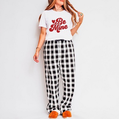 Simply Sage Market Women's Be Mine Graphic Pajama Set  - XS - White