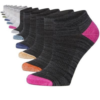 Cushioned Arch Support No Show Athletic Sport Socks - 12 Pairs
