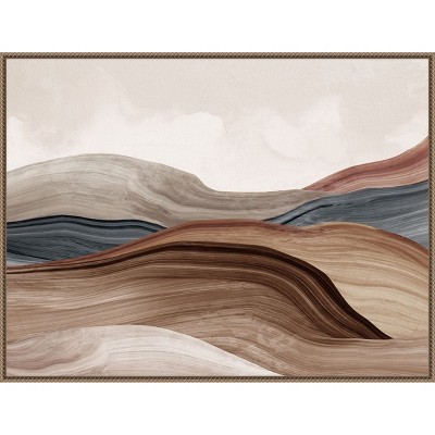 Amanti Art Silent Grand Canyon by Luna Mavis Framed Canvas Wall Art