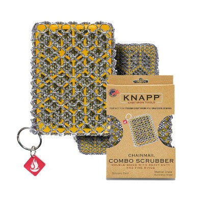 Spicy Mustard Yellow Chainmail Combo Scrubber