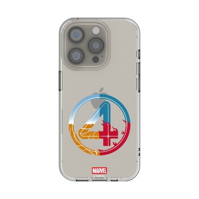 Keyscaper Marvel Fantastic 4 Badge Clear Cell Phone Case for Apple iPhone