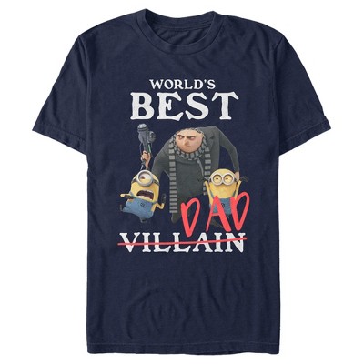 Men's Despicable Me World's Best Dad Gru and Minions T-Shirt