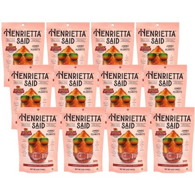 Henrietta Said Jumbo Roasted Peanuts Nashville Hot Chicken - Case of 12/5 oz