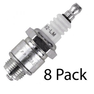 NGK 8 Pack of Genuine OEM Standard Spark Plugs - B2LM-8PK