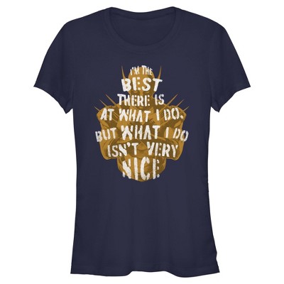 Junior's Marvel: Deadpool & Wolverine I'm the Best T-Shirt