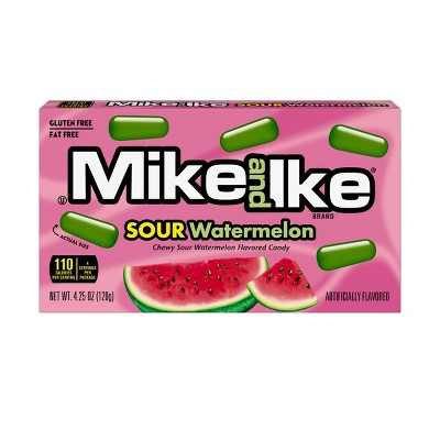 Mike and Ike Sour Watermelon Theater Box Candy - 4.25oz