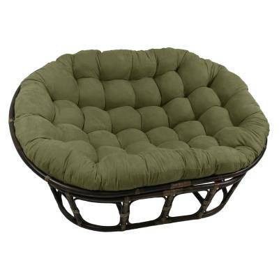 63"x45" Double Papasan with Micro Suede Cushion - International Caravan