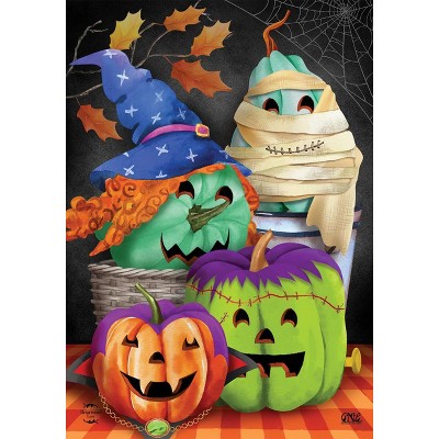 Briarwood Lane Halloween Garden Flag 12x18 For Outdoor Costumed Pumpkins For Halloween Garden Flag Flags For Outside