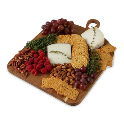 Twine Large Serving Board, Charcuterie Boards Accessories Appetizer Serving Tray, Large Cutting Board Acacia Wood Serving Tray Set of 1