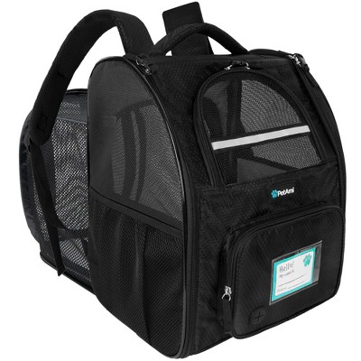 PetAmi Expandable Pet Backpack Carrier for Dog Cat, Airline Approved Travel Hiking Carrying Small Medium Puppy Kitten Extended Back Pack